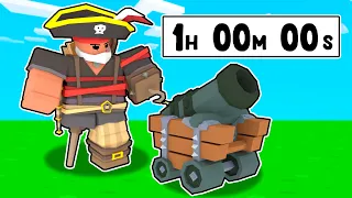 Can I learn PIRATE DAVEY in 1 Hour? (Roblox Bedwars)