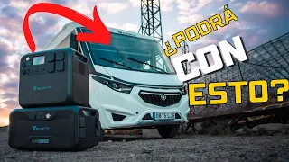 Ponemos a prueba⚠️ con la autocaravana🚐 la BLUETTI AC200MAX y B300🔌🔋 | Electricidad camper ✅