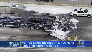 Traffic Alert: Truck Fire On NB I-95