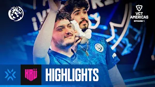 LEVIATÁN vs KRU - HIGHLIGHTS | VCT Americas Stage 1