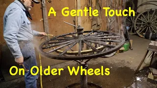 Extending the Life of Old Buggy Wheels | Engels Coach Shop