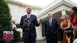 Biden and GOP leaders meet but make little progress on debt ceiling deal