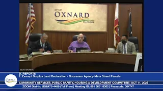 Comm. Services, Public Safety, and Housing & Development Committee Meeting - 10/11/2022