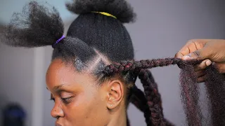 What A Protective New Trending Method Box Natural Afro Kinky_6Month Lasting Tutorial.