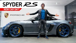 Finally Collecting My 718 Spyder RS!! Porsche GT Birthday Present!