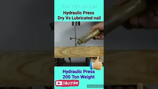 Hydraulic press vs nail #hydraulicpress #shorts #viralshortvideo2022