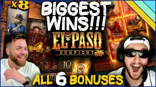 Biggest Wins on El Paso Gunfight - All 6 Bonuses!