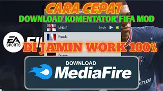 CARA CEPAT DOWNLOAD KOMENTATOR FIFA||CARA MEMASANG KOMENTAR FIFA MOD