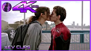 Spider Man lejos de casa | Escena: MJ besa a Peter | Español Latino 4K UHD