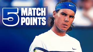 The Day Nadal Saved 5 Match Points to Win a Title