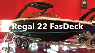 Regal 22 FasDeck Virtual Showroom Tour, 2021 Model Loaded w/Options