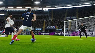 eFootball PES 2020 2021: Удар по восходящей, шведкой, с наклевом, с подсечкой. (tutorial shoots)