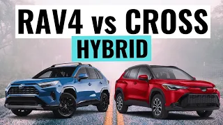 2023 Toyota RAV4 Hybrid VS Toyota Corolla Cross Hybrid || Which Is The Best Hybrid SUV?