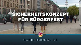 3. Oktober: Sicherheitskonzept für Bürgerfest in Hamburg steht