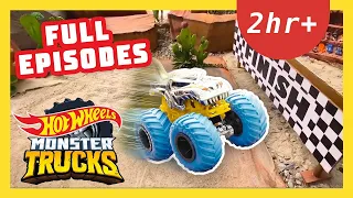 ¡LAS ACROBACIAS MÁS LEGENDARIAS DE MONSTER TRUCK! 😱💥 | @HotWheelsEspanol