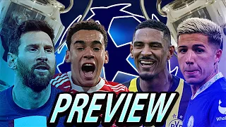 PSG vs Bayern | Dortmund vs Chelsea | Club Brugge vs Benfica | AC Milan vs Tottenham UCL PREVIEW