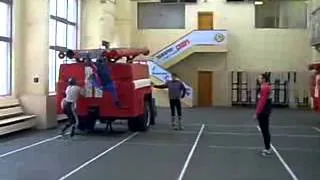 Тренировка Пожарных МЧС России Рекорд поставлен