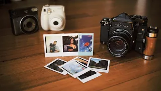 Instax film in the Pentax 67