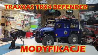 TRAXXAS TRX 4 DEFENDER - NOWE MODYFIKACJE  | TRX4 - UPGRADES