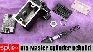 YAMAHA YZF R15 V2 FRONT BRAKE MASTER CYLINDER REBUILD | SPLITCASE