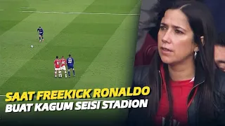 “Diremehkan Terlalu Jauh” Inilah Yang Dilakukan Ronaldo Saat Freekick Supernya Membuat Fans Takjub