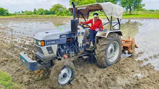 Eicher 485 45HP 6.5 फुट 48 ब्लड रोटावेटर माईलेज टेस्ट | Eicher 485 Mileage Average 6.5Feet Rotavator