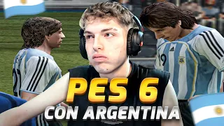 INTENTANDO GANAR EL MUNDIAL CON ARGENTINA EN EL PES 6 ORIGINAL - PARTE 1