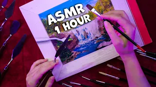 АСМР Рисование Маслом и Шепот 🎨 ASMR Whispering and Oil Painting ✨