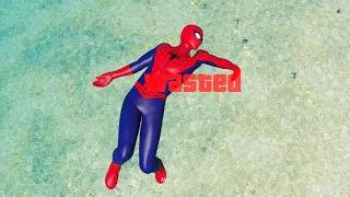 Spiderman vs Bad Man: GTA 5 Epic Wasted Jumps Fails ep.44 (Euphoria Physics, Funny Moments)