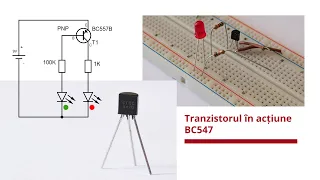 Cum sa incepi cu electronica? Tranzistorul in actiune. Amplificatorul de curent! BC547