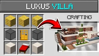 MINECRAFT, aber wir CRAFTEN 10.000.000€ HAUS😱 (GEHEIM)