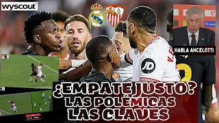 SEVILLA-REAL MADRID, CLAVES Y POLÉMICAS. ESCUCHAMOS A ANCELOTTI, LO DE BELLINGHAM Y MÁS