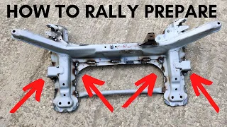 Peugeot 205 Rally car build Vlog 25: How to prepare a GTI subframe for a Peugeot 205 rally car