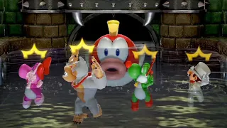 Mario Party Superstars Minigames -  Mario Vs Yoshi Vs Donkey Kong Vs Birdo (Master Difficulty)