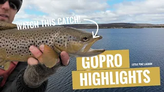 GoPro Highlights - Fly Fishing at Little Pine Lagoon, Trout Fishing Tasmania (August 2023)