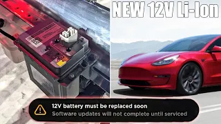 Tesla NEW 12V Li-Ion Battery Having Major Issues LFP Models Only!