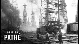 Oil Field Ablaze (1929)