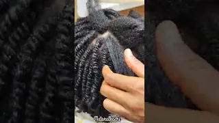 NATURAL HAIR TWISTS FOR BEGINNERS : HOW TO TWIST NATURAL HAIR