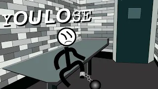 All Routes In Stickman Jailbreak 5 Funny Escape Simulation - Gameplay Walkthrough