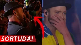 Olha o que JUSTIN TIMBERLAKE fez com essa fã no Rock In Rio 2017