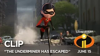 Incredibles 2 Clip - "The Underminer Has Escaped"