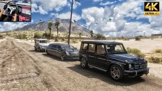 Cadillac Limousine  & AMG G63 - Forza Horizon 5  | Logitech g29 gameplay