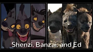 Shenzi, Banzai, and Ed Evolution (The Lion King)