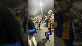 Marching Raider Band Exit Tunnel 9.15.23 Rickards 24 vs Godby 8