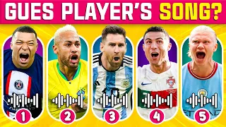 Guess the PLAYER by his SONG ️🎶 Ronaldo Song, Messi Song, Neymar Song, Haaland Song | Tiny Football