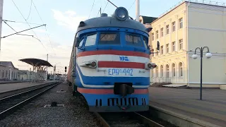 ЭР9п-442/443 рейсом Святогорск - Купянск Узловой