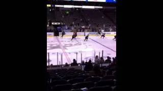 Dallas Stars Warm Up