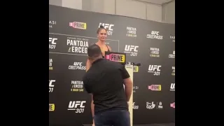 UFC 301 Karolina Kowalkiewicz Vs Iasmin Lucindo Official Weigh-in