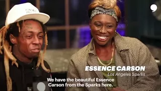 Lil Wayne Interviews Al Harrington, Stephen Jackson, Essence Carson & Alvin Kamara