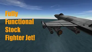 (KSP) Fully Function Fighter Jet w/ Rockets, Cluster Bombs,  Flares, Missile, Guns